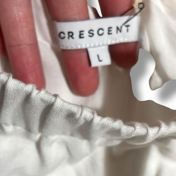 Crescent Lined White Elastic Waist Lightweight Summer Tennis Style Mini Skirt - Picture 10 of 16